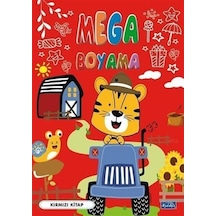 Mega Boyama-kırmızı Kitap