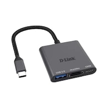 D-lınk Dub-c103 0.15metre Type-c - Hdmı Usb 3.0 Çevirici Adaptör Gold 4k-60hz/100w