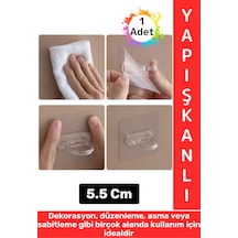 Dayanıklı Kendinden Yapışkanlı Dekorasyon Düzenleme Asma Sabitleme Çok Amaçlı Pratik Yuvarlak Halka Diğer