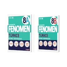 Fenomen 8. Sınıf Türkçe A + B Soru Bankası Seti 2 Kitap Fenomen Y