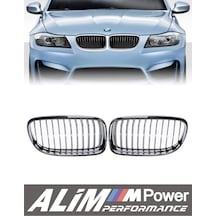 Bmw 3 Series E90 Lcı 2008 2011 Full Krom Ön Böbrek Panjur Seti Grille