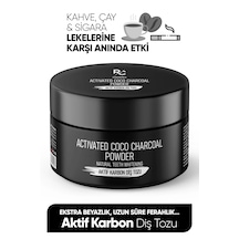 Aktif Karbonlu Diş Beyazlatma Tozu Sigara, Çay & Kahve Lekelerine Karşı Formül