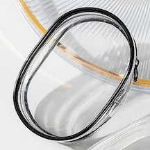 1 Adet Açık Hava Seyahat Veri Kablosu Saklama Kutusu Taşınabilir Koruyucu Kapak Düzenleyici Kutusu Çok İşlevli Kulaklık Veri Kablosu Siyah