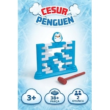 Cesur Penguen Denge Oyunu Ve Buz Kırma İnce Motor Geliştiren Eğitici 46 Parça Aile Kutu Oyunu