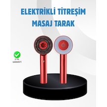 Saç Büyüme Destekleyici Elektrikli Masaj Tarak Led Ve Titreşimli Çok Renkli