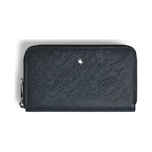 Mont Blanc Montblanc Sartorial 12li Medium Tweed Mavi Cüzdan 220362