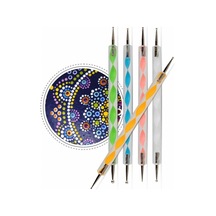 Akrilik Saplı Aluminyum Folyo Kabartma Kalemi Seti 5li Set