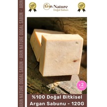 Argansabunu %100 Doğal Güzel Kokulu El Yüz Saç Vücut Orijinal Bitkisel Argan Sabunu 120g - 2 Adet Karışık
