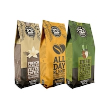 Oze Aromalı Filtre Kahve Tanışma Seti Irish Cream 250 G + All Day Blend 250 G + Vanilya 250 G Çekirdek