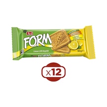 Eti Form Limon Lifli 50 Gr X 12 Adet