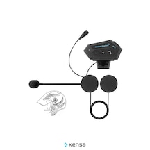 Motosiklet Bluetooth Intercom Su Geçirmez Stereo Dinleme Ve Konuşma Özellikli Kask İçi Kulaklık