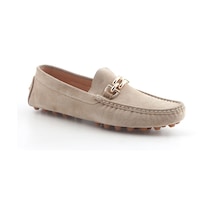 Biscuit Süet Oxford Klasik Erkek Tz-13804 John May Bisküit Süet Açık Kahverengi