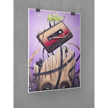 Galaksinin Koruyucuları Groot Poster 40x60cm Guardians of the Galaxy Afiş - Kalın Poster Kağıdı Dijital Baskı