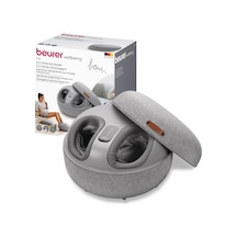 Beurer Fm 120 2'si 1 Arada Shiatsu Ayak Masajı Ve Modern Tabure, Rahatlama Ve Yenilenme İçin Rahatlatıcı Hava Sıkıştırma Masajı, Değiştirilebilir Isı Fonksiyonu, Yüksek Kaliteli Kumaş