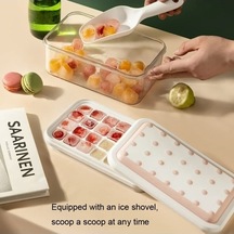 Ankatek Yok Tepsisi, Tek Sertifikası Pres Pembe Mutfak Makinesi Kutusu Küpü Katmanlı Kapaklı Kalıp İçermez, Fda Buz Buz Bpa - Lu Pembe Pembe