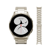 Novstrap Samsung Galaxy Watch 7 6 5 4 Fe 40-42-43-44-45-46-47 Mm İle Uyumlu Çelik Metal Kordon Boşluk Bırakmayan Pimli