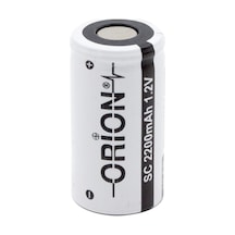 Orion 1.2 V Ni-Cd SC 2200 mAh Şarj Edilebilir Pil