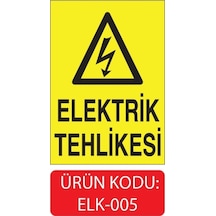 Elektrik Tehlikesi Uyarı Levhası (406811598)