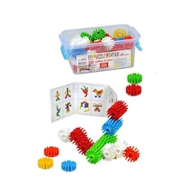 Efe Toys Eğitici 48 Parça Çarklı Puzzle Circle Puzzle Plastik Kut