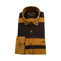 Erkek Slim Fit Gömlek 59168 Taba