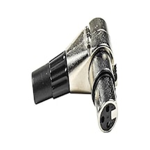 Hqrp 3 Pinli Xlr Ayarlanabilir Dik Açılı Dişi Konnektör, 7 Farklı Konum Seçeneğiyle, Profesyonel Ses Dj Band Xlr Fiş Jakı Dik Açılı 3 Pinli Mikrofon Hoparlör Ses Kablosu Konnektörüyle Uyumlu