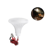 Anahtarlı 12 Volt 24 Watt Akü Maşalı 2 Metre Kablolu Led Ampul Belirtilmemis