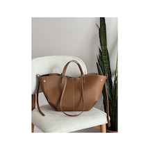 Na Nura Collection Taba Kadın Polen El Ve Omuz Çantası Taba - 787190253 Taba
