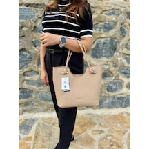 Just Polo Kadın Yeni Sezon Yumuşak Deri Lüks El Çantası Shopper Vizon Just Polo Kadın Yeni Sezon Yumuşak Deri Lüks El Çantası Shopper Vizon