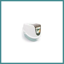 M-pets Eco Tima Kapalı Kedi Tuvaleti Large Deniz Yeşili 60x45x42 Cm Mac