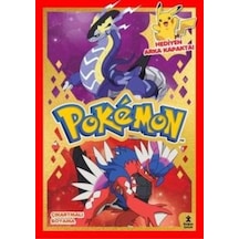 Pokemon-parti Zamanı Çıkartmalı Boyama Kitabı Ciltli Doğan Çocuk