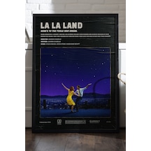 La La Land Siyah Ahşap Çerçeveli Poster, Dekoratif Film Duvar Tablosu