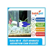 Sobo Sb-6 Jiletli Mıknatıslı Akvaryum Cam Sileceği