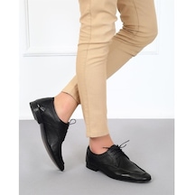 Hakiki Deri Microlight Taban Siyah Klasik Ayakkabı