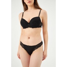 Eros 812 Kadın Yarı Push-up Yarı Destekli Sütyen Takım 001