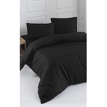 Geological Time Siyah Çift Kişilik Nevresim Takımı Siyah