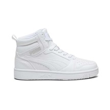 Puma 39383105 Rebound V6 Mıd Jr Whıte Cl Lt Gray Erkek Spor Ayakkabı 001