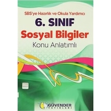 6.Sınıf Sosyal Bilgiler Konu Anlatımlı Güvender Yayınları