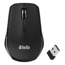 Hello HL 4705 2 4 GHz 1600 DPI Kablosuz Optik Mouse Siyah