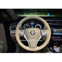 Nissan  Kaplama Deri Direksiyon Kılıfı Siyah