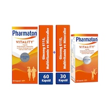 Pharmaton Vitality 60 Kapsül + Pharmaton Vitality 30 Kapsül