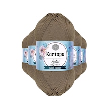 5 Adet Lotus Bikini Büstiyer Bluz Örgü İpi K833 Vizon