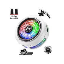 Memo Cx20 İos Android Soğutucu 20w Manyetik Rgb Telefon Soğutucu Anında Hızlı Soğutmasessiz Fan Soğutma- 5775