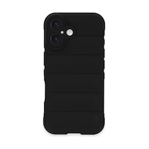 Newface Apple İphone 16 Plus Kılıf Optimum Silikon - Siyah