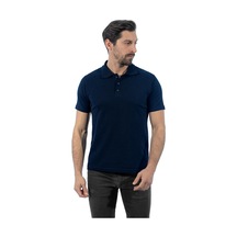 Polo Yaka Tişört, Lacivert -136E745- T-Shirt, Tshirt, Kısa Kollu