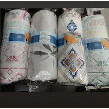 Lastikli Çarşaf 2 Yastık Kılıfı - Çiçekli Model - Karışık Desen