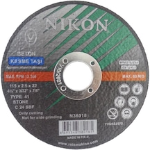 Nikon N38018 Kesme Diski 115x2.5 MM Beton
