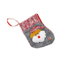 Yılbaşı Çam Ağacı Süsü Noel Baba Çorap Özel Dekor Noel Süsü 15 Cm 1 Adet