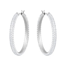 5389432 Swarovski Küpe Stone:Pe Hoop Cry/Rhs Gümüş