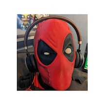 Deadpool Tasarımlı Dekoratif Kulaklık Standı