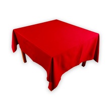 Misiny- Kırmızı Saten Masa Örtüsü